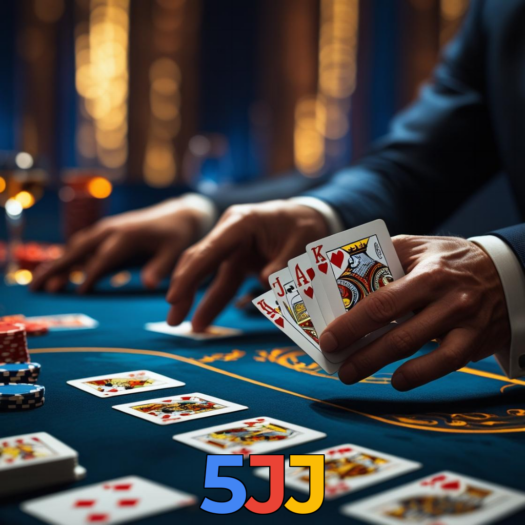 5JJ：Jogue poker, aposte no futebol e ganhe em grande estilo!