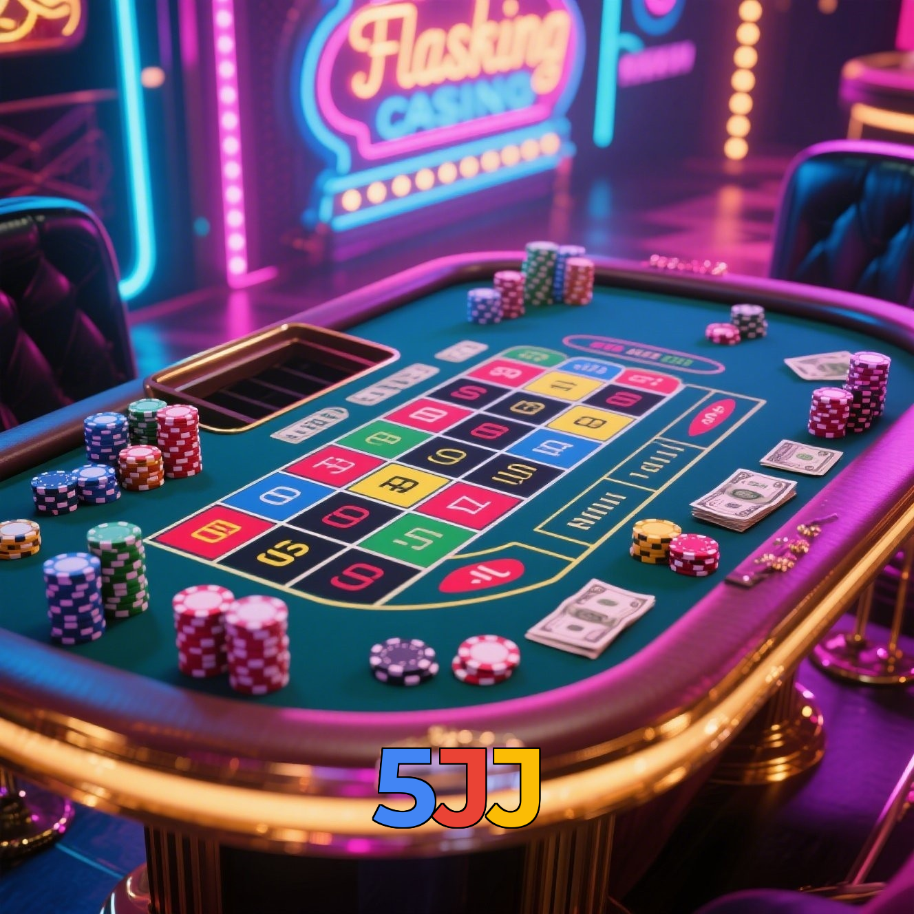 5JJ：Aposte nas mesas de poker e vença grandes prêmios!
